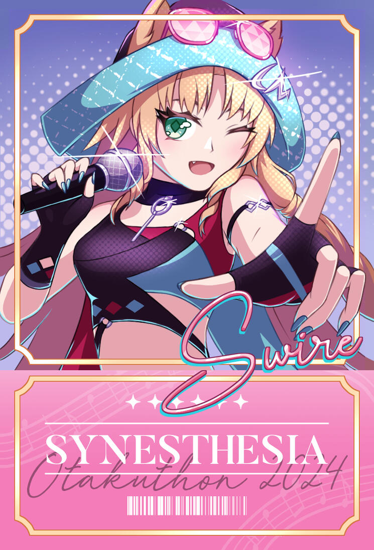 Arknights Swire Alter Ticket Print - Made as a prize for a stamp rally