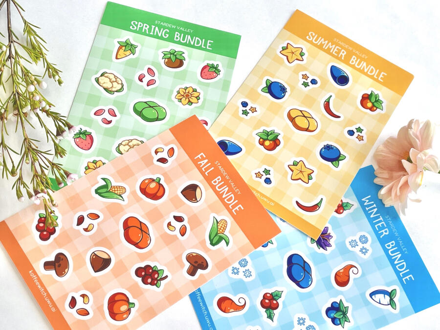 Stardew Valley Sticker Sheets