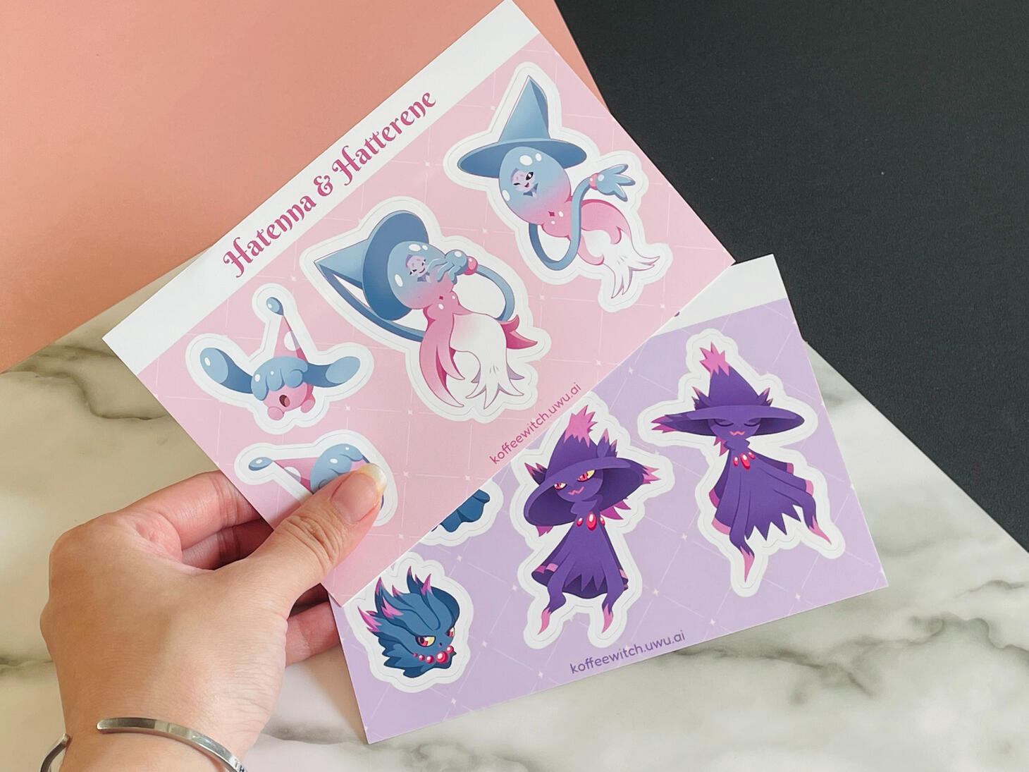 Witch Pokemon Sticker Sheets
