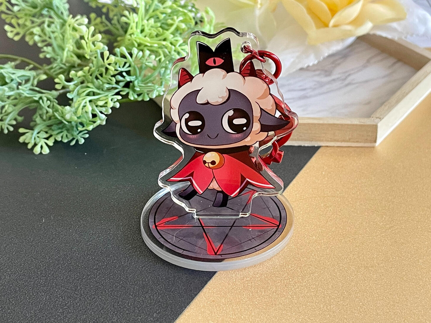 Cult of the Lamb Keychain Standee