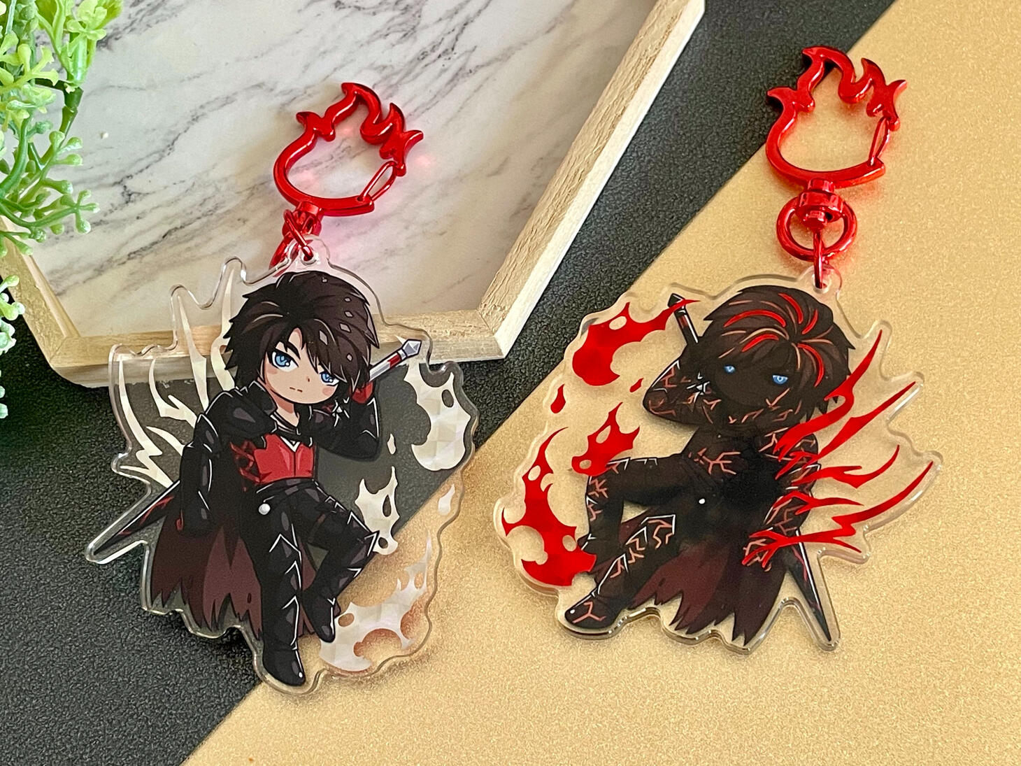 FFXVI Clive Holo Foil Keychain